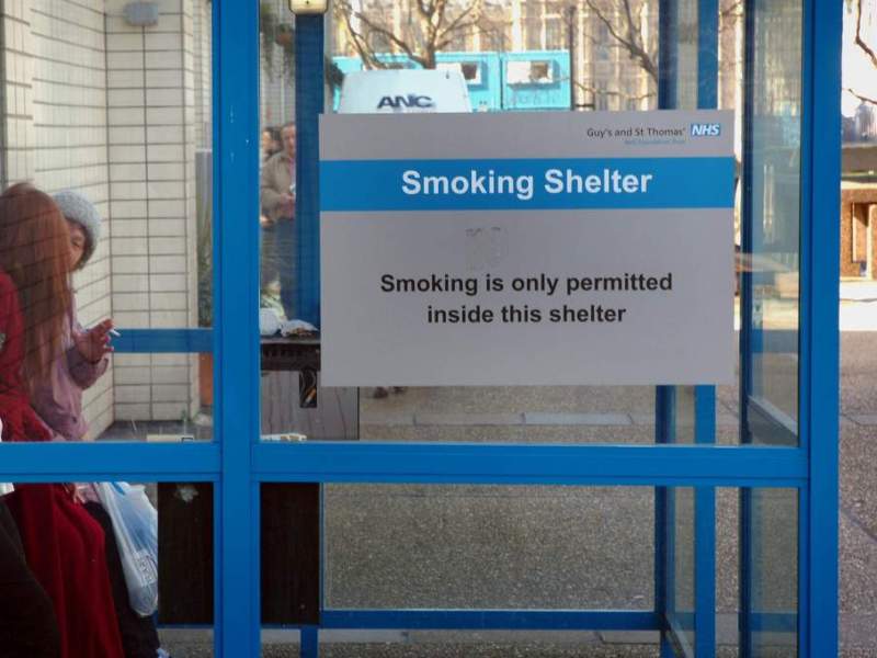 Expert opinions opposing hospital grounds comprehensive smoking bans