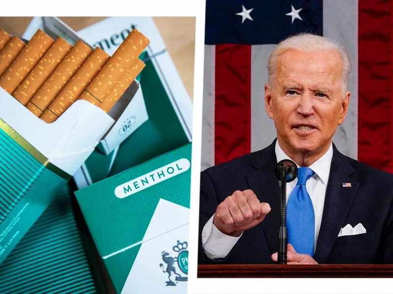 Biden will veto law preventing the FDA from banning menthol cigarettes
